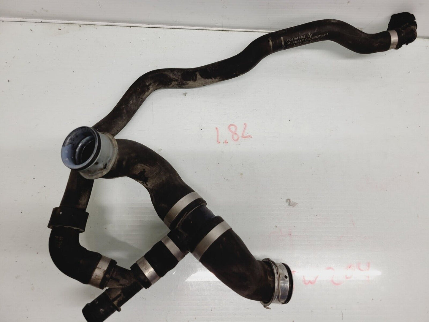 2012-2014 Mercedes C250 1.8L Engine Cooling Radiator Hose Pipe OEM A2045019282