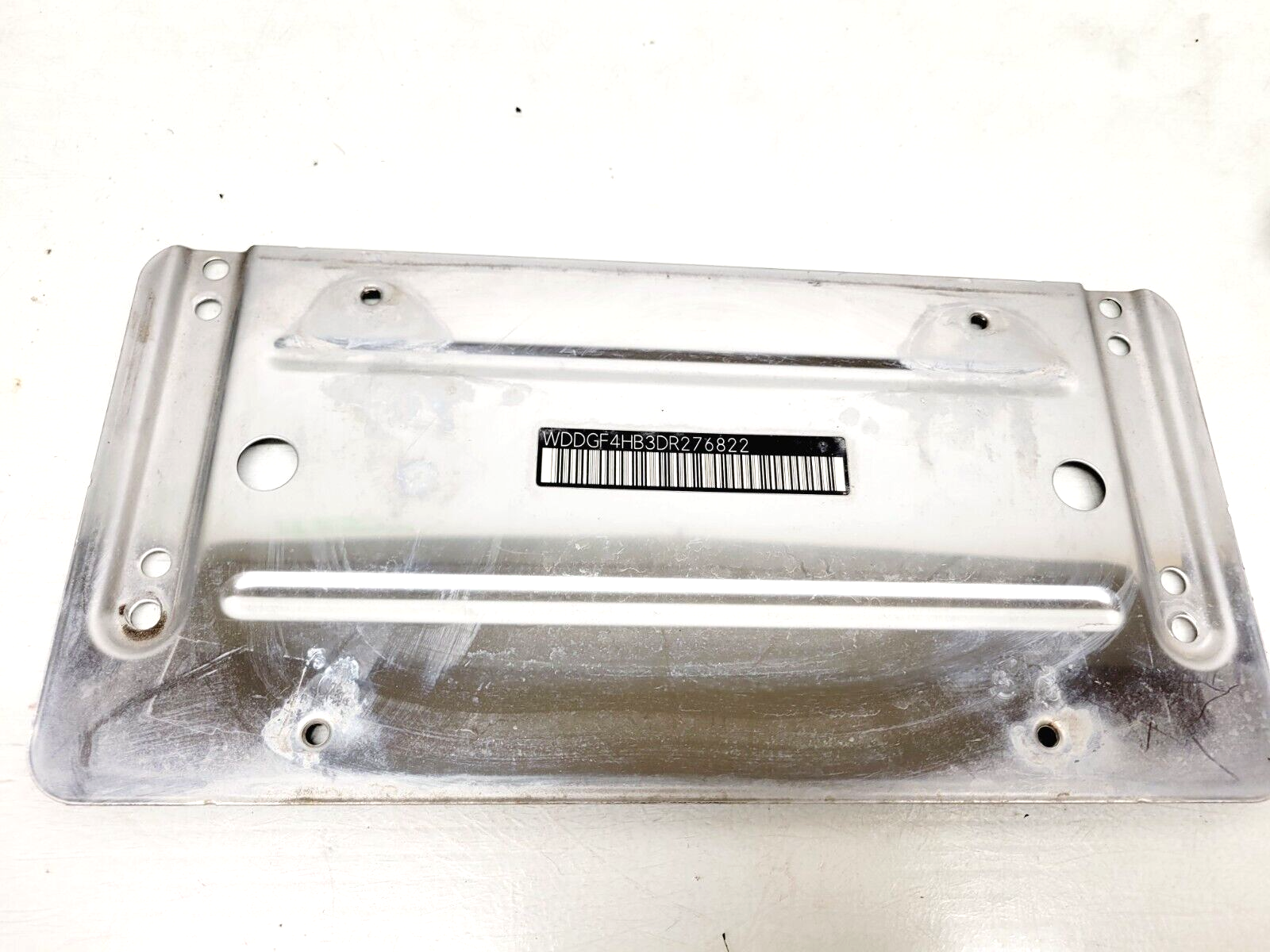 2008-2014 Mercedes C250 C300 C350 Trunk License Plate Holder Bracket OEM