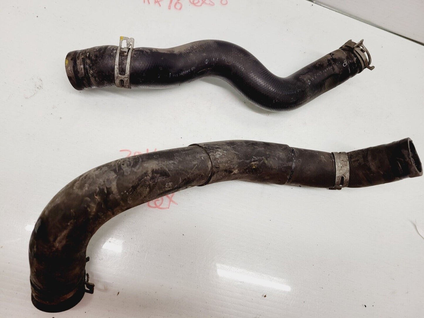 2014-2017 Infiniti Qx50 3.7L Rwd Radiator Hose Tube Pair Oem