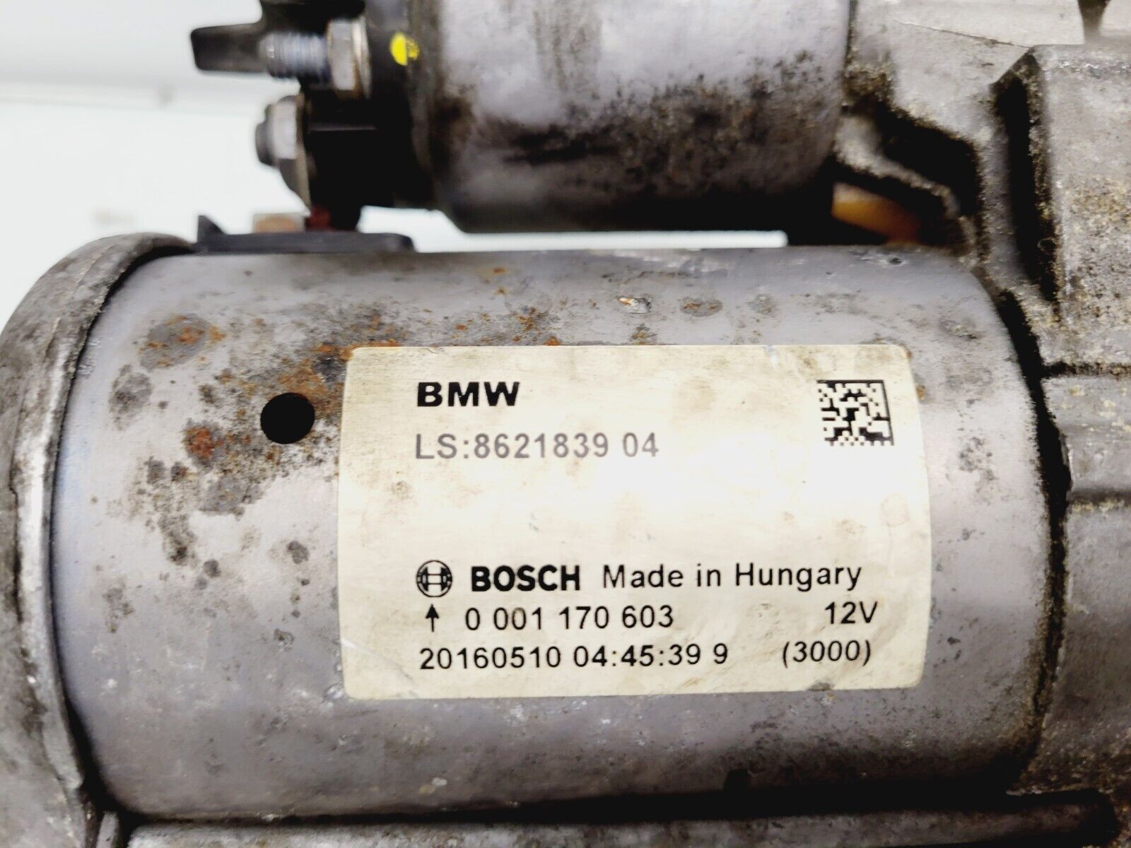 2016-2018 BMW 320I 330I 2.0L Engine Starter Motor Oem