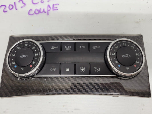 2012-2014 Mercedes C250 C350 Ac Heater Climate Control Temperature Oem