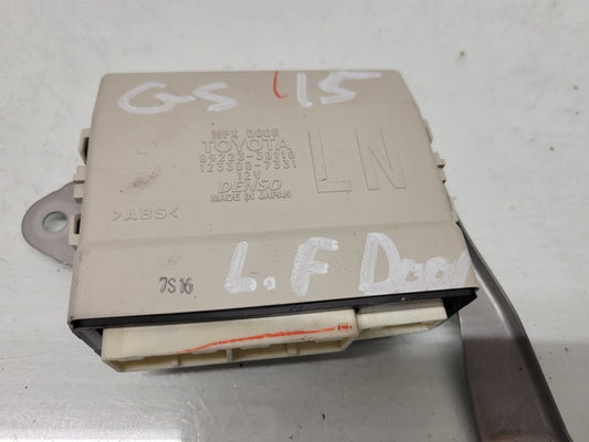 2013-2015 Lexus Gs350 Gs450H Left Front Door Mpx Multiplex Control Module Oem