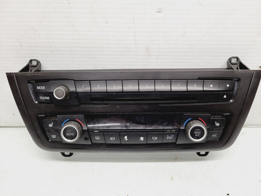 2012-2016 BMW 328I 335I F30 Ac Climate Heater Radio Control Switch Oem