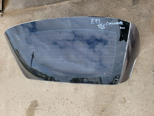 2007-2013 BMW 328I 335I Convertible Roof Rear Top Glass Oem