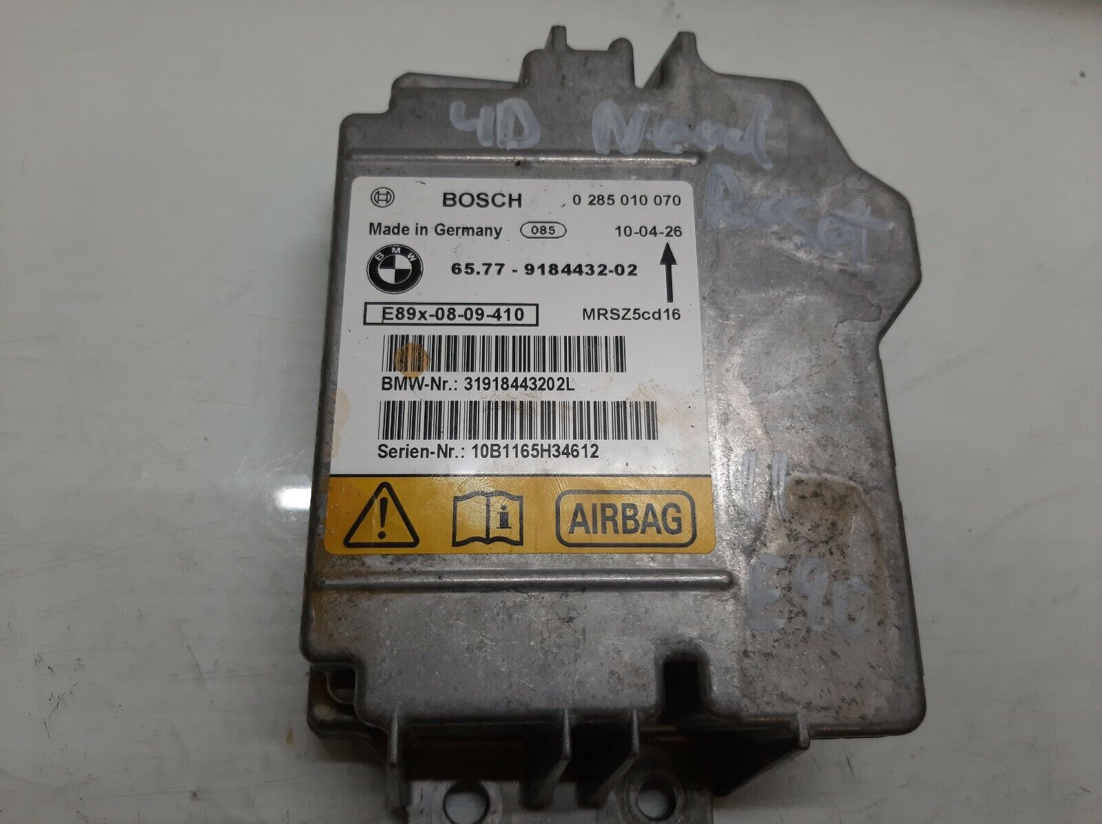 2009-2011 BMW 330Xi 328Xi Xdrive ??r ??g Sensor Control Module Oem 9184432