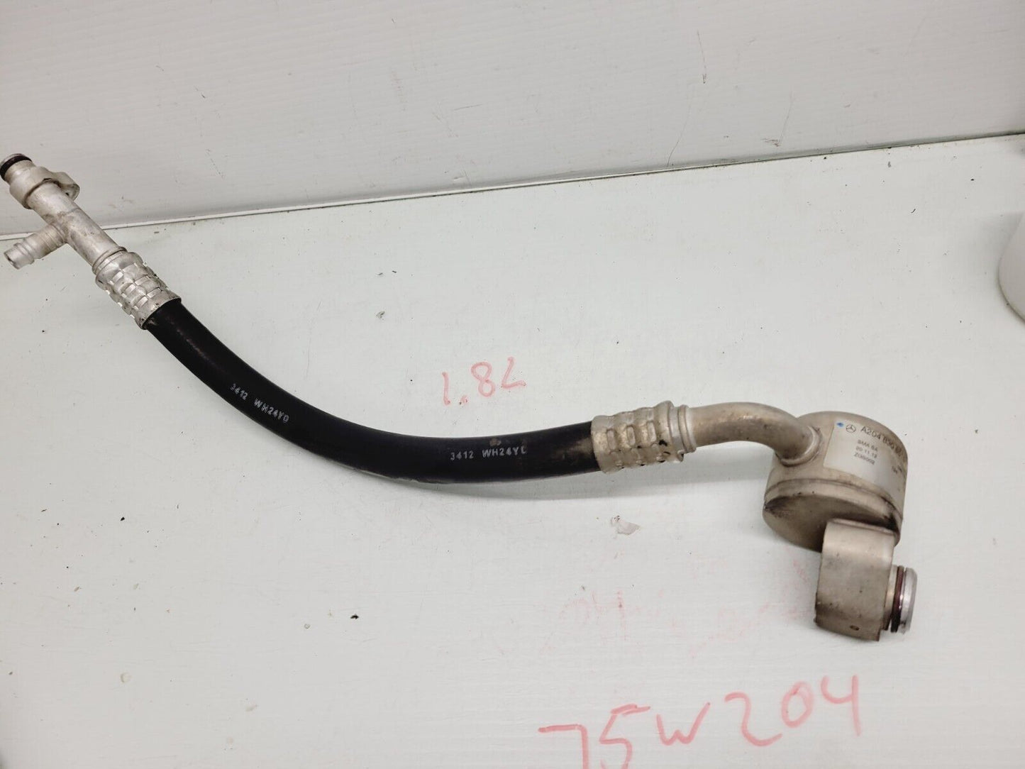 2012-2014 Mercedes C250 AC Air Conditioning Pressure Line Hose OEM A2048308515