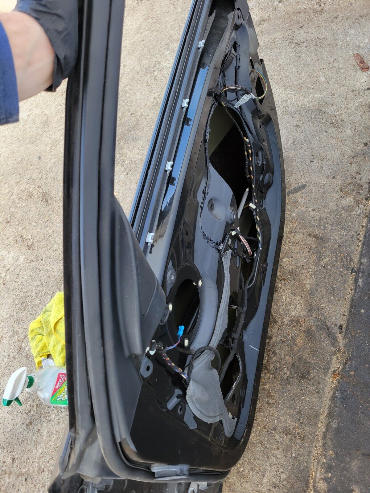 2012-2016 BMW 328I F30 Sedan Right Front Exterior Door Shell Black Oem Local Tx