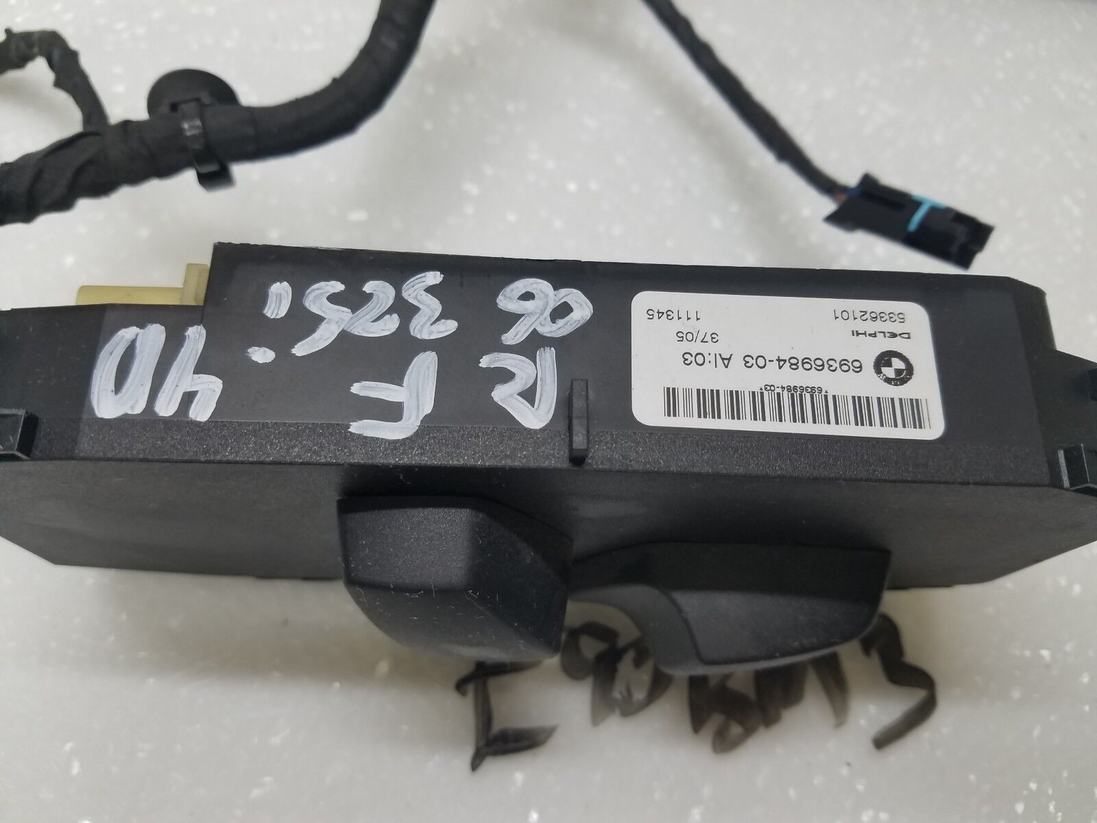 2006-2008 BMW E90 325I 328I 330I 335I avant Droit Siège Contrôle Switch 6936984