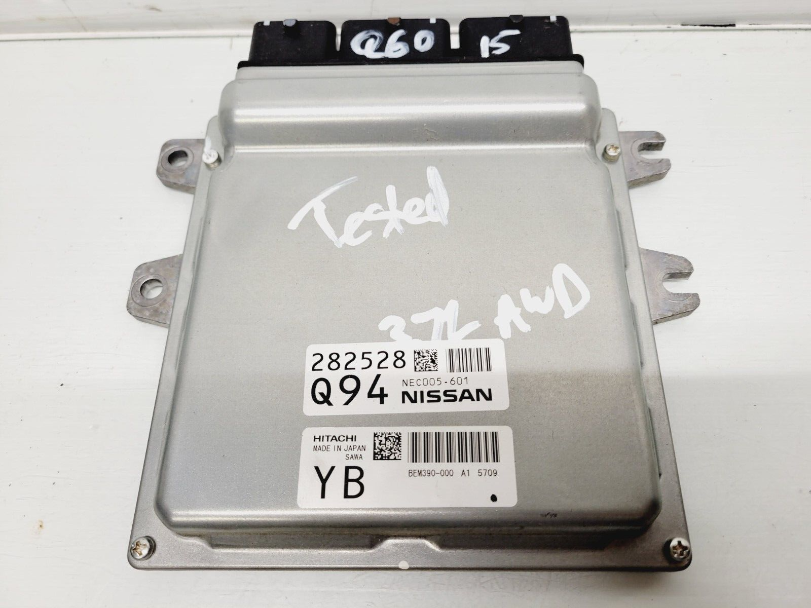 2014-2015 Infiniti Q60 3.7L Ecm Ecu Engine Computer Module Oem