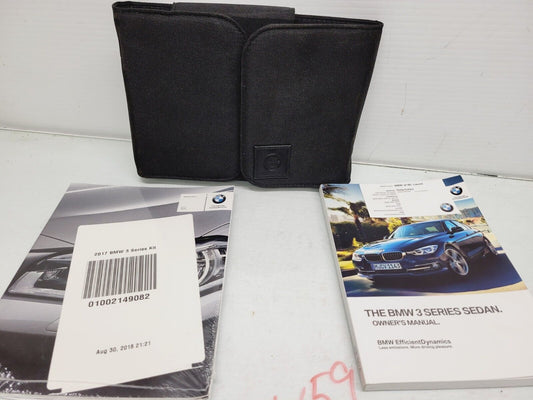 2017 BMW 320I 3 Series Sedan Owner'S Manual Guide Oem