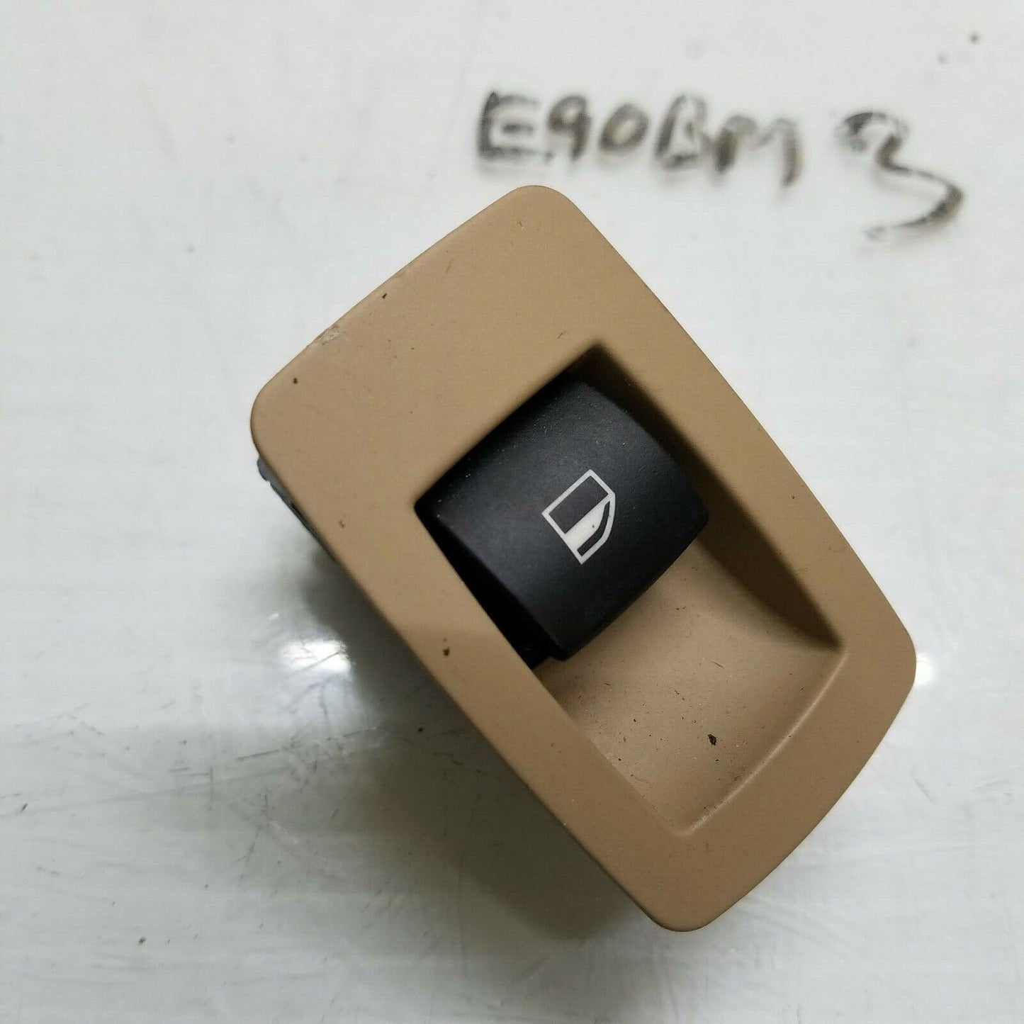 2009-2011 BMW 328I 335I Window Lifter Raiser Switch Button Tan Oem