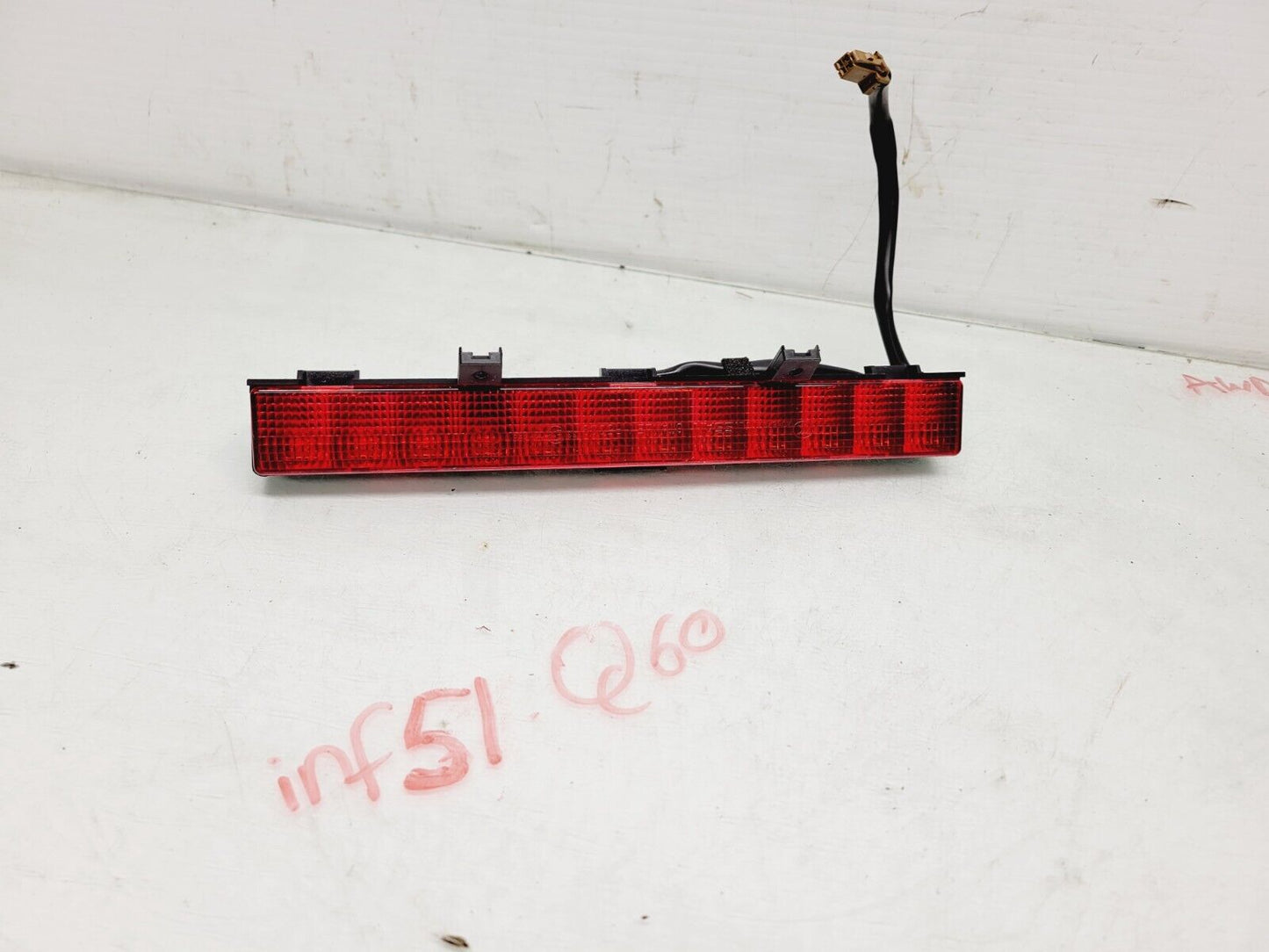 2014-2015 Infiniti Q60 Rear 3Rd Third Brake Stop Light Oem