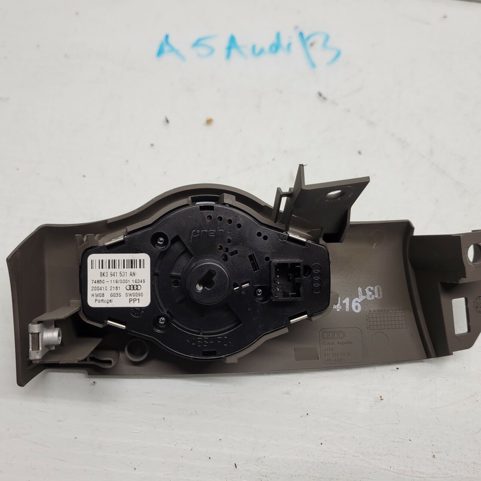 2008-2016 Audi A5 Headlight Fog Light Switch Oem