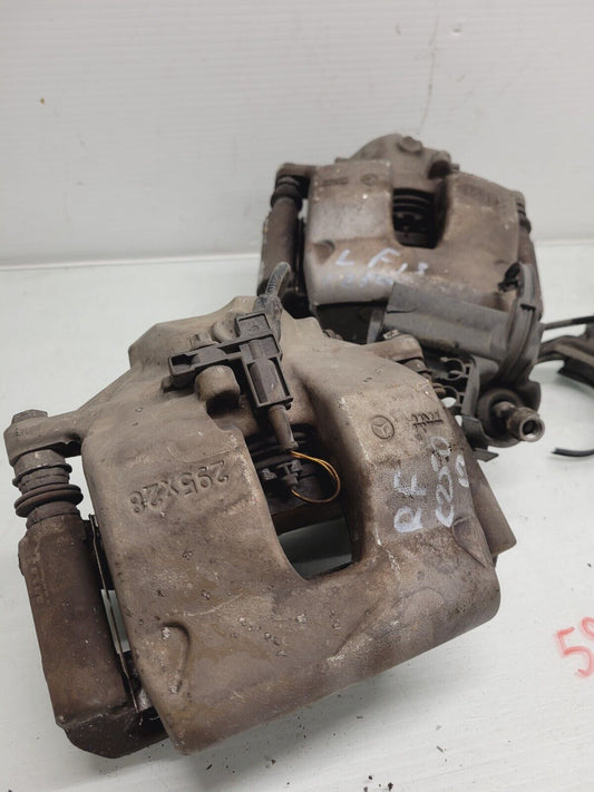 2012-2014 Mercedes C250 C350 Right & Left Front Brake Caliper Pair OEM