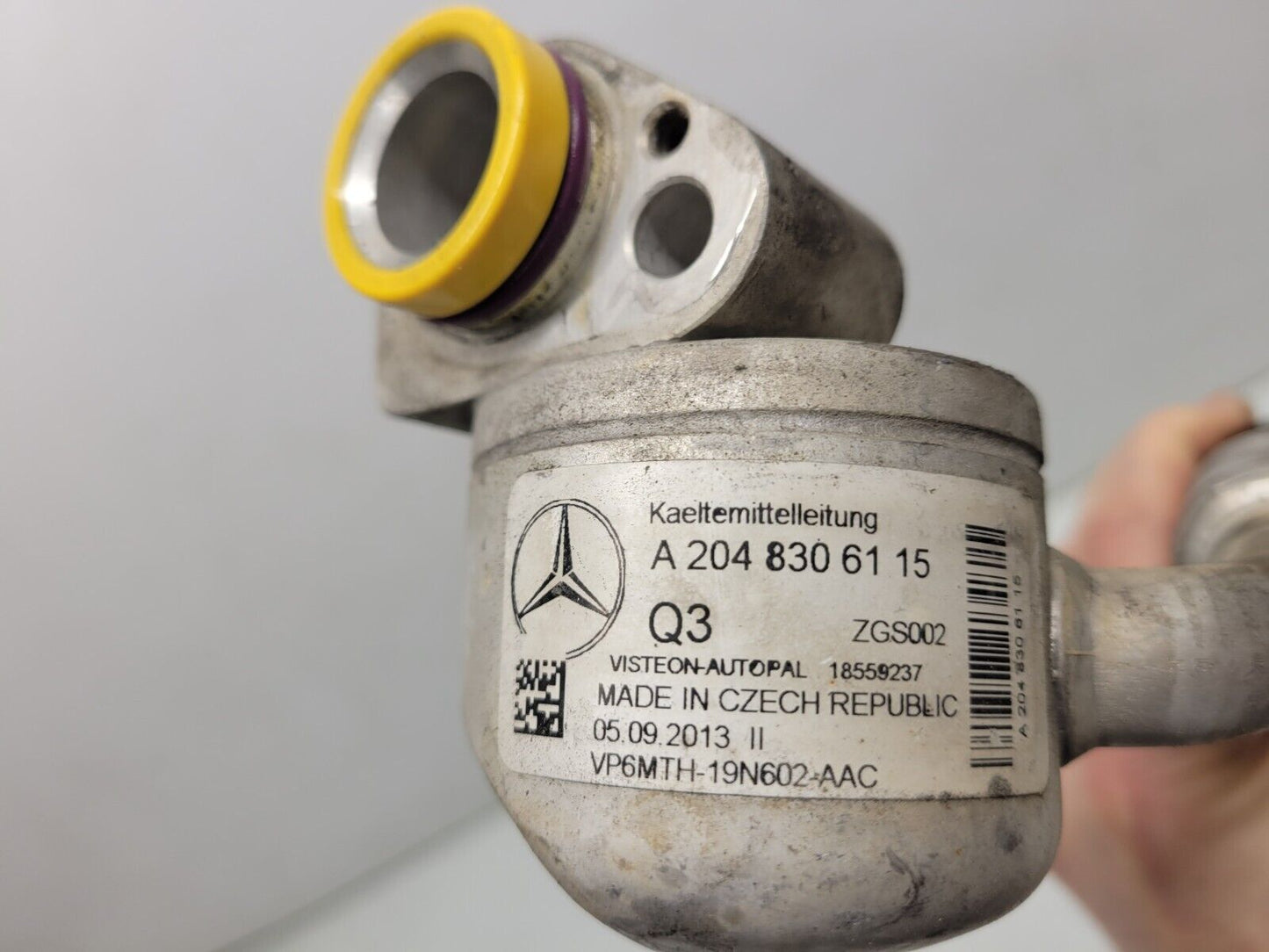 2012-2014 Mercedes C250 Ac Air Conditioning Line Pipe Hose Oem