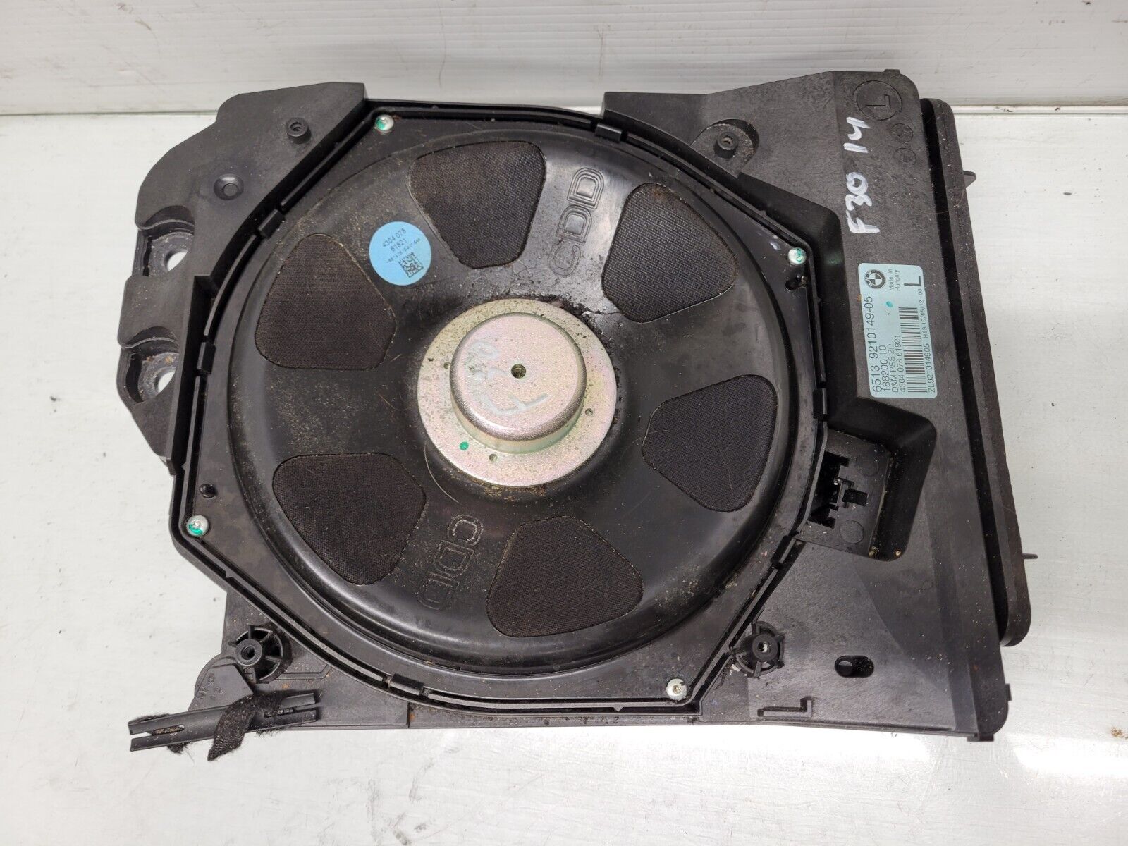 2012-2016 BMW 328I Sedan Left Under Seat Audio Speaker Subwoofer Oem