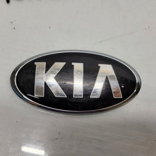 Kia Oval Black Symbol Letters Emblem Bagde Chrome Original Oem