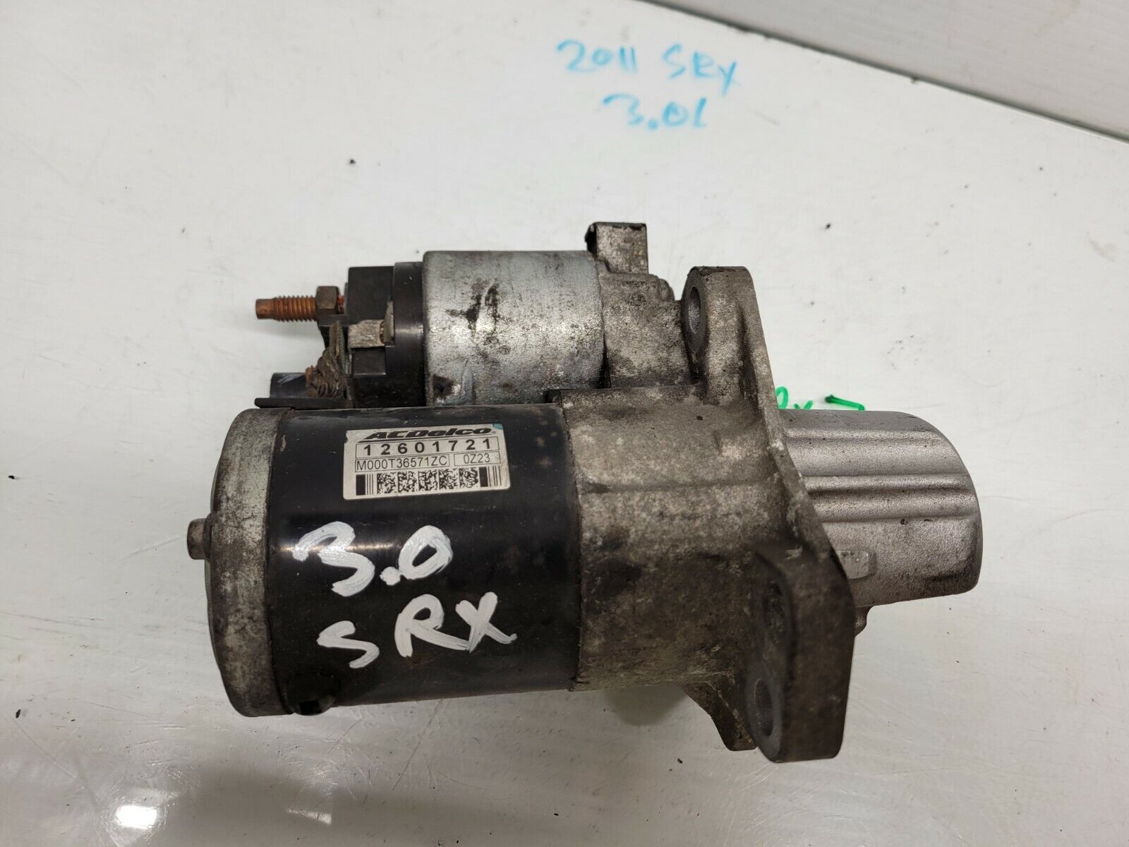 2010-2011 Cadillac Srx 3.0L Engine Starter Motor Oem