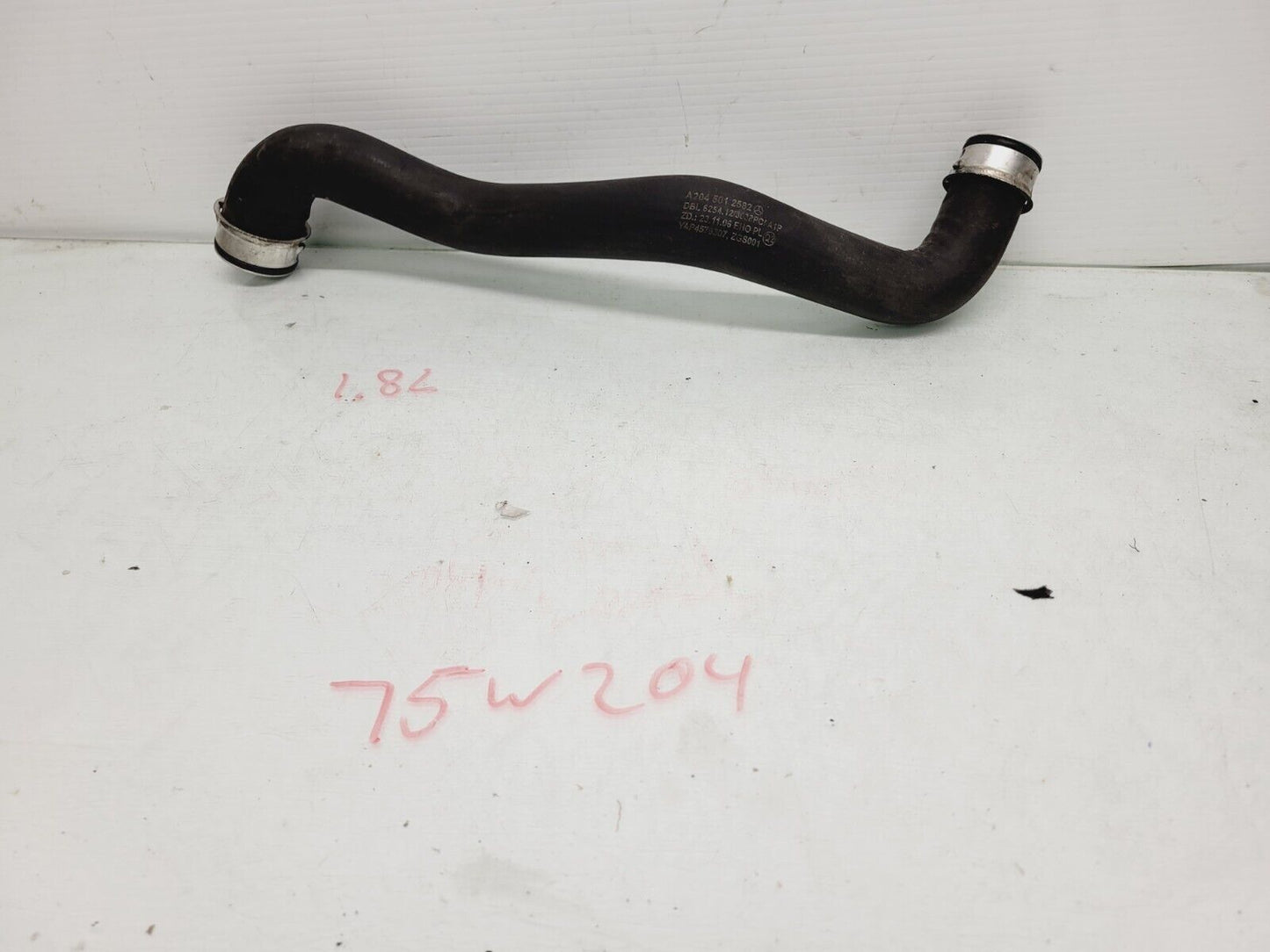 2012-2014 Mercedes C250 1.8L Left Turbo Intercooler Hose OEM A2045282582