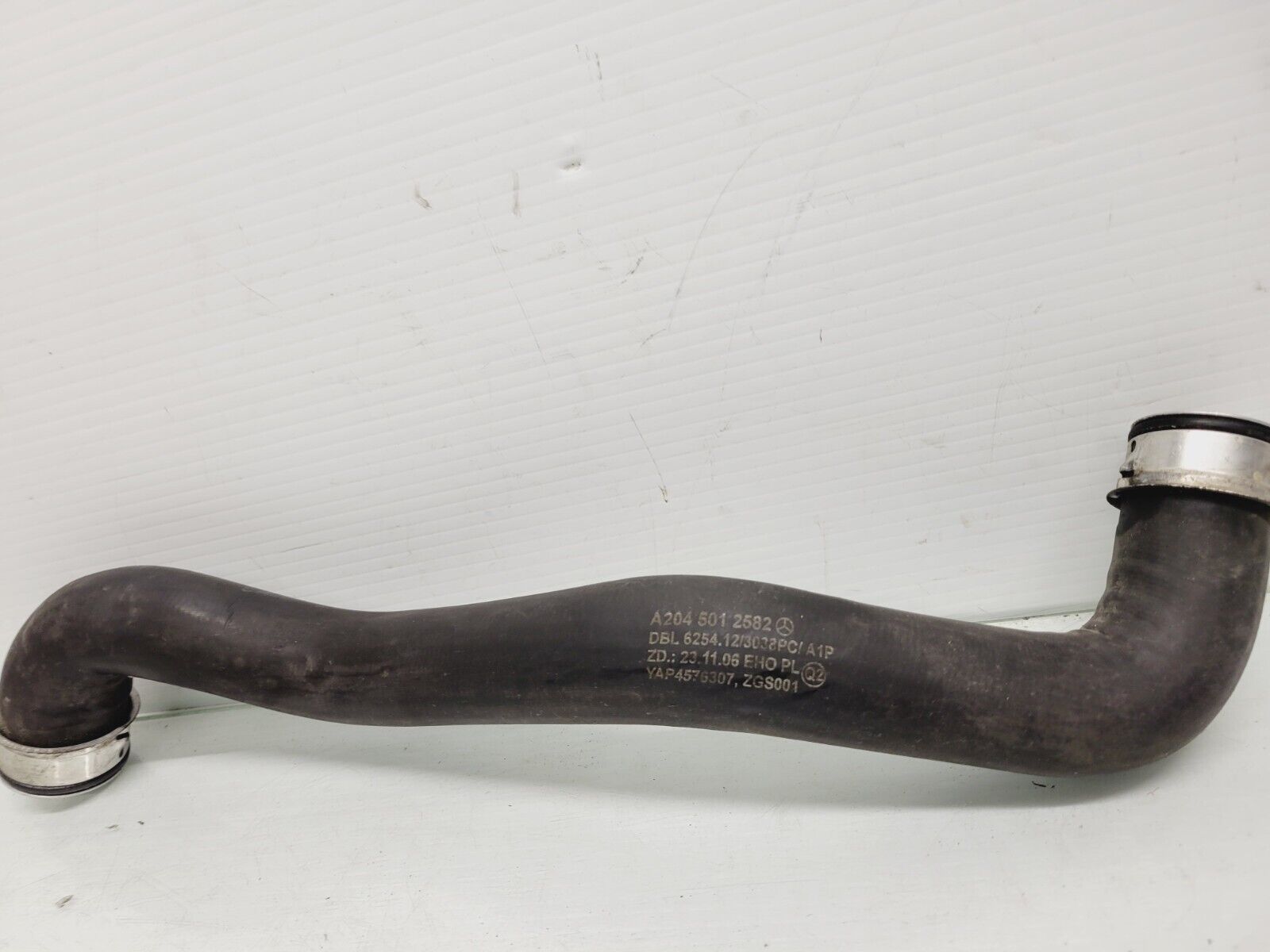 2012-2014 Mercedes C250 1.8L Left Turbo Intercooler Hose OEM A2045282582