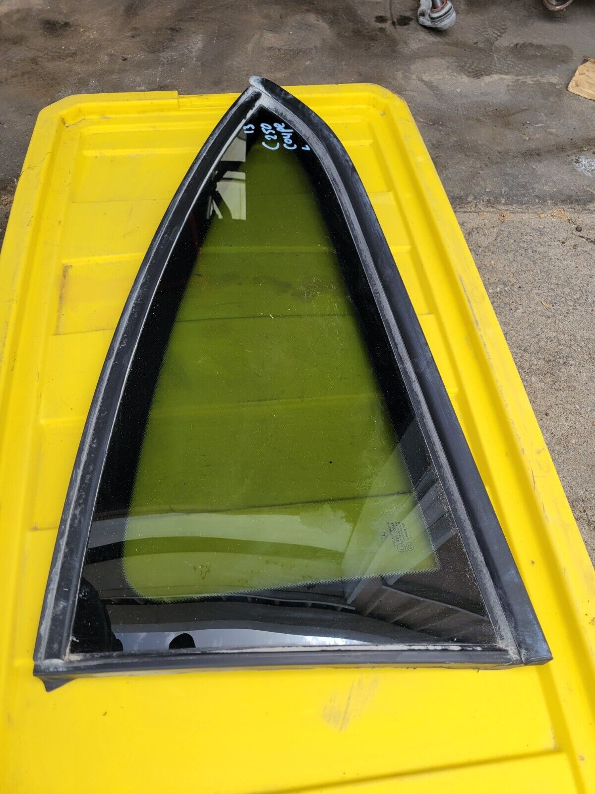 2012-2014 Mercedes C250 C350 Coupe Left Rear Window Quarter Window Glass Oem