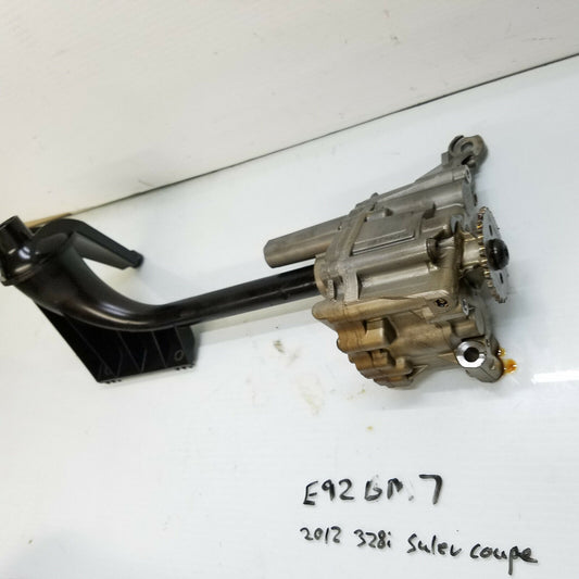 2011-2013 BMW 328I Sulev Coupe Front Engine Motor Oil Pump Oem 7519870