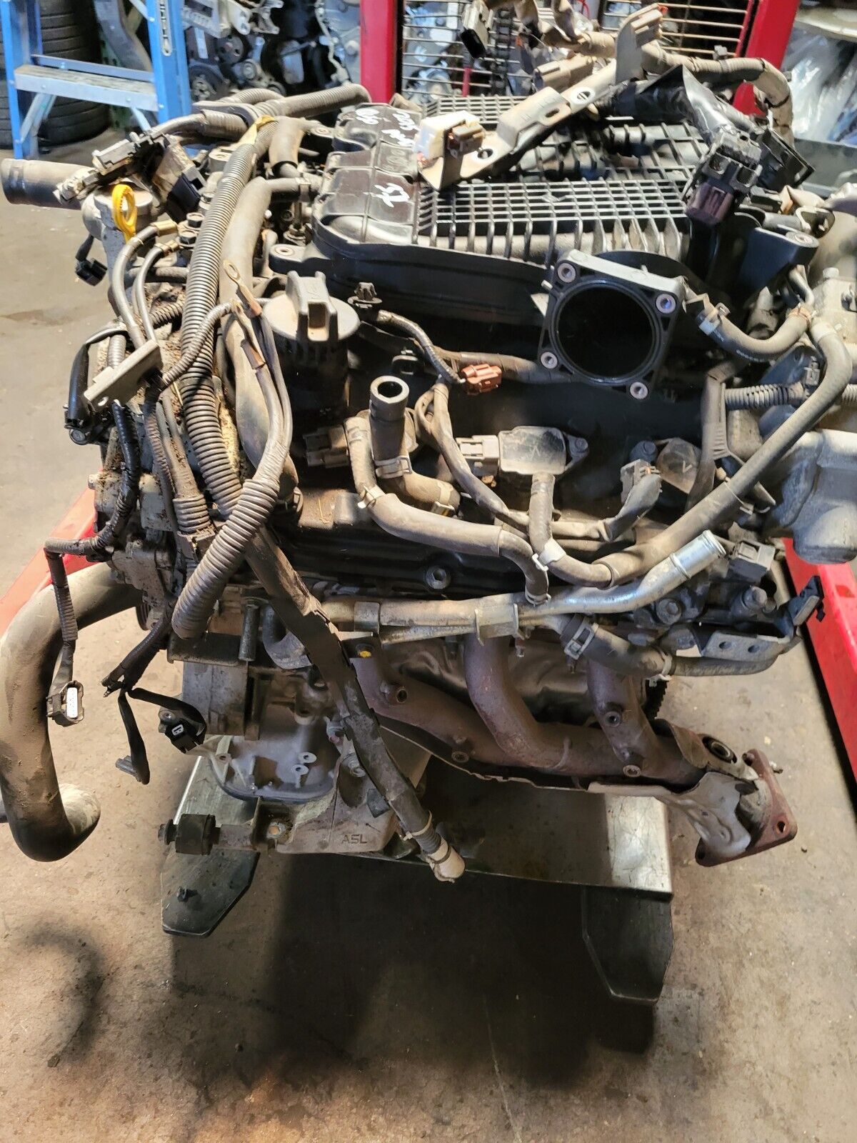 2014-2015 Infiniti Q50 3.7L ENGINE AWD MOTOR