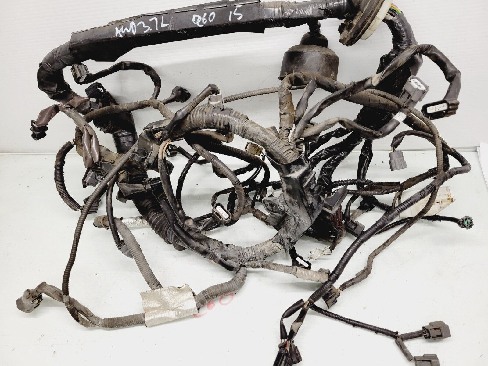 2014-2015 Infiniti Q60 3.7L Engine Wire Harness Oem