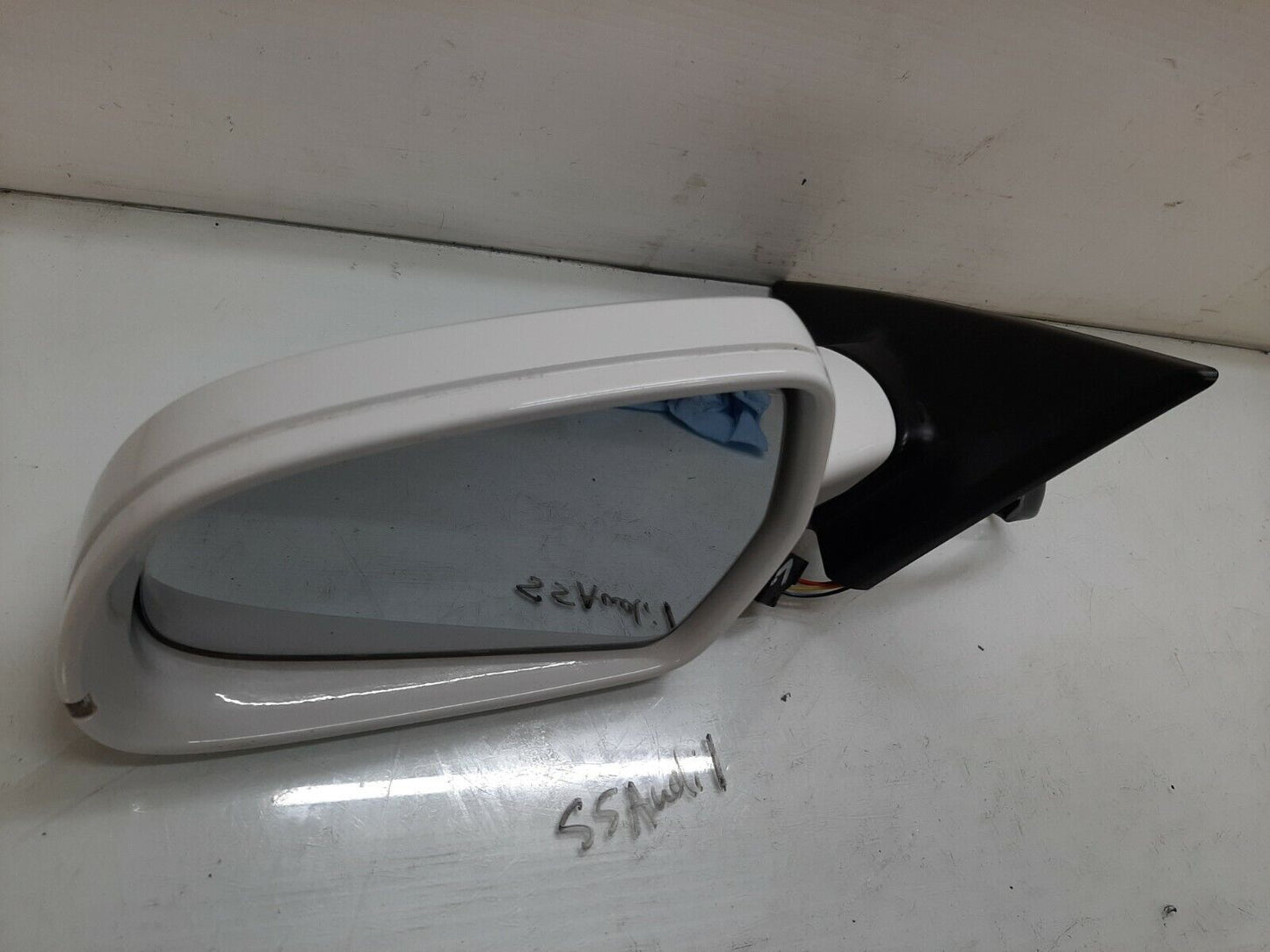 2008-2014 Audi S5 Coupe Left Mirror White Oem