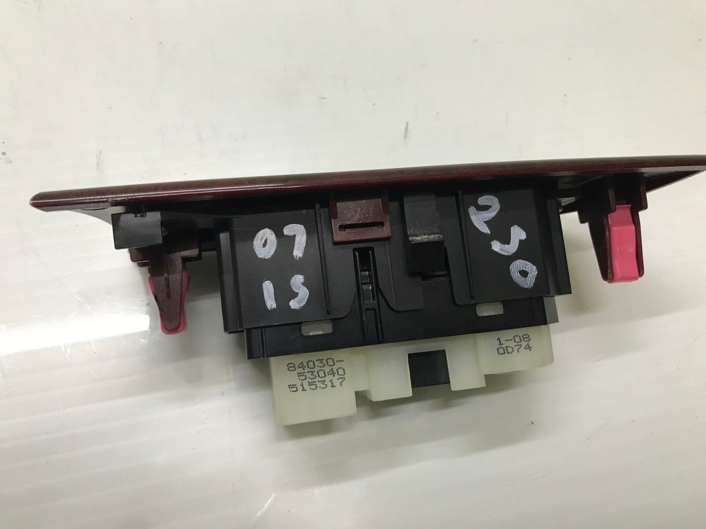 2006-2007-2008 Lexus Is250 Is350 Rear Left Door Window Control Switch	Oem