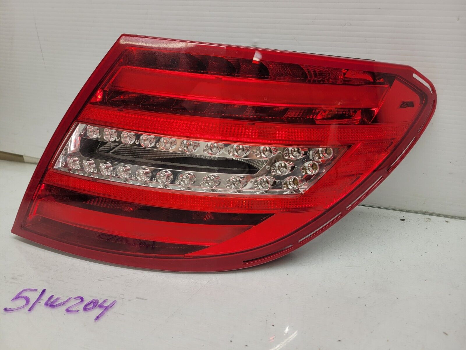 2012-2014 Mercedes Coupe C250 C350 Right Tail Light Oem Driver 2049060703