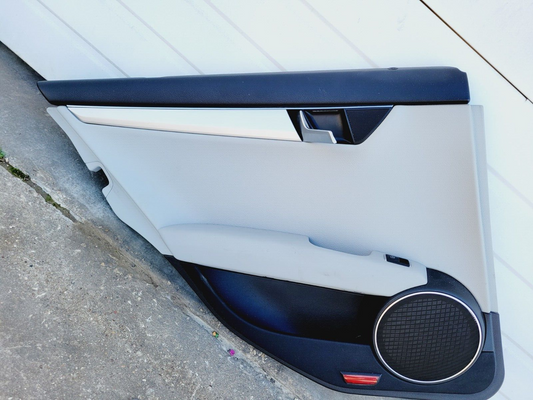 2012-2014 Mercedes C250 C350 Left Rear Interior Door Panel OEM A2047302922