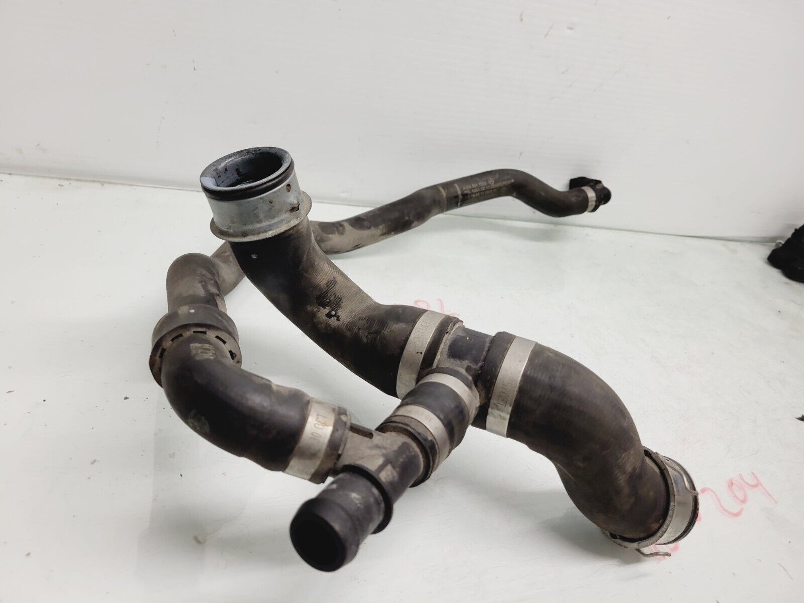 2012-2014 Mercedes C250 1.8L Engine Cooling Radiator Hose Pipe OEM A2045019282