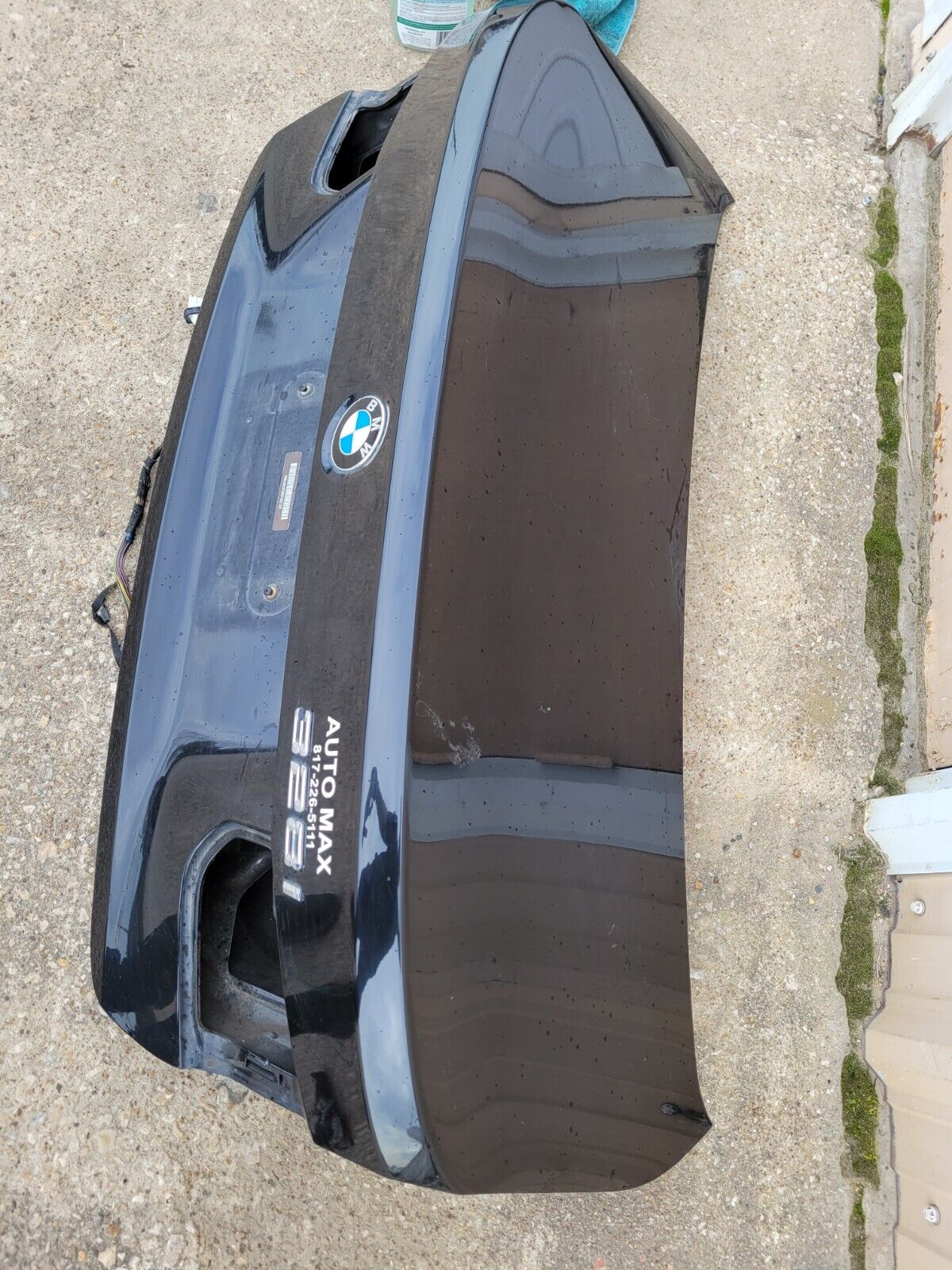 2012-2016 BMW 328I Sedan Rear Trunk Lid Cover Shell Oem Local Pickup Tx