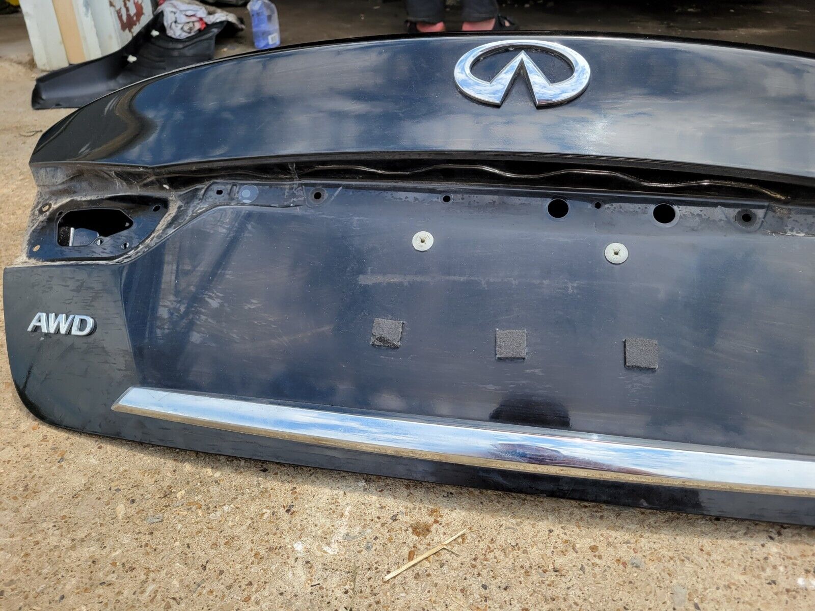 2014-2017 Infiniti Q50 Trunk Lid Black Local Pickup Tx