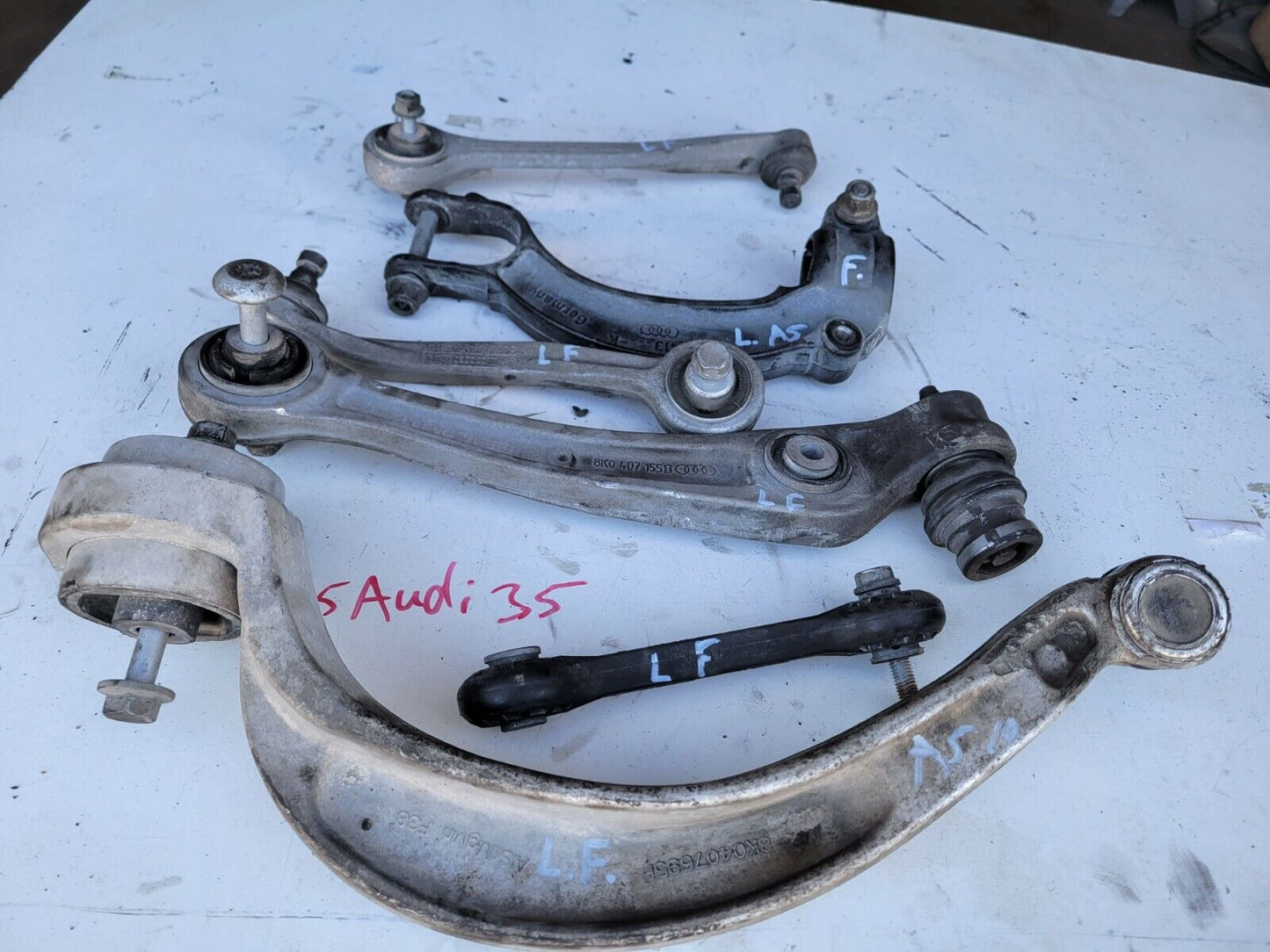 2008-2016 Audi A5 Left Front Control Arm Set Oem