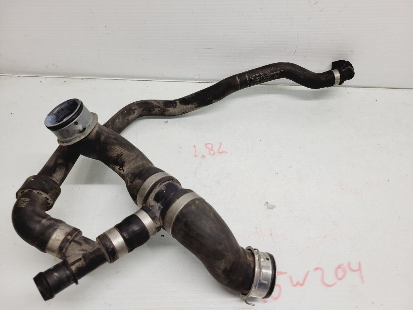 2012-2014 Mercedes C250 1.8L Engine Cooling Radiator Hose Pipe OEM A2045019282