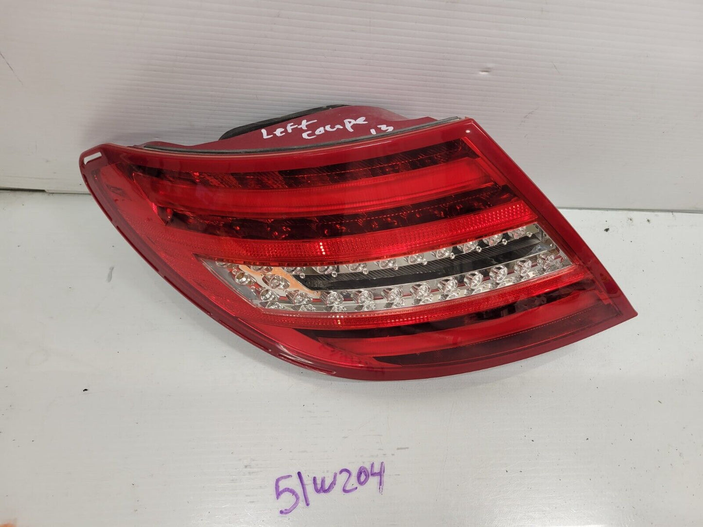 2012-2014 Mercedes Coupe C250 C350 Left Tail Light Oem Driver 2049060603